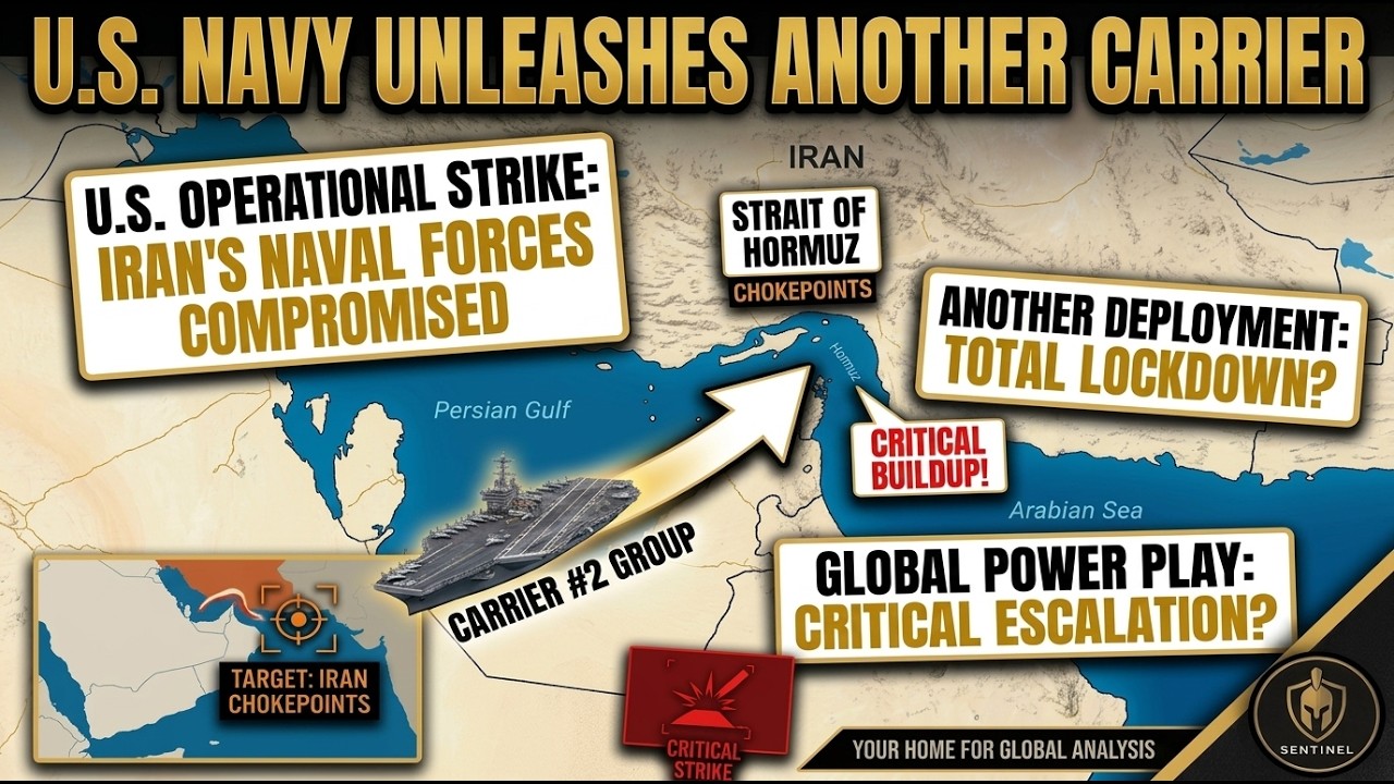 U.S. Navy Unleashes Carrier Strike Group Near Iran | CRITICAL ESCALATION