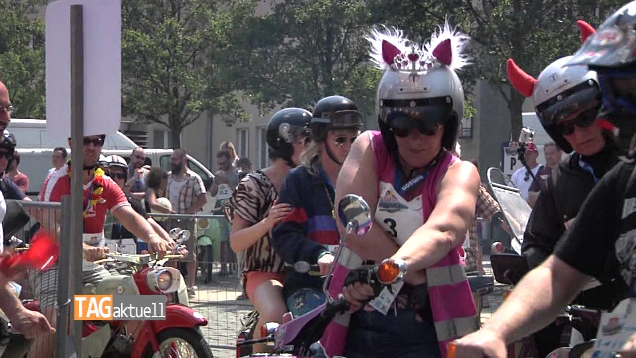 Deutschlands schrägstes Mopedrennen