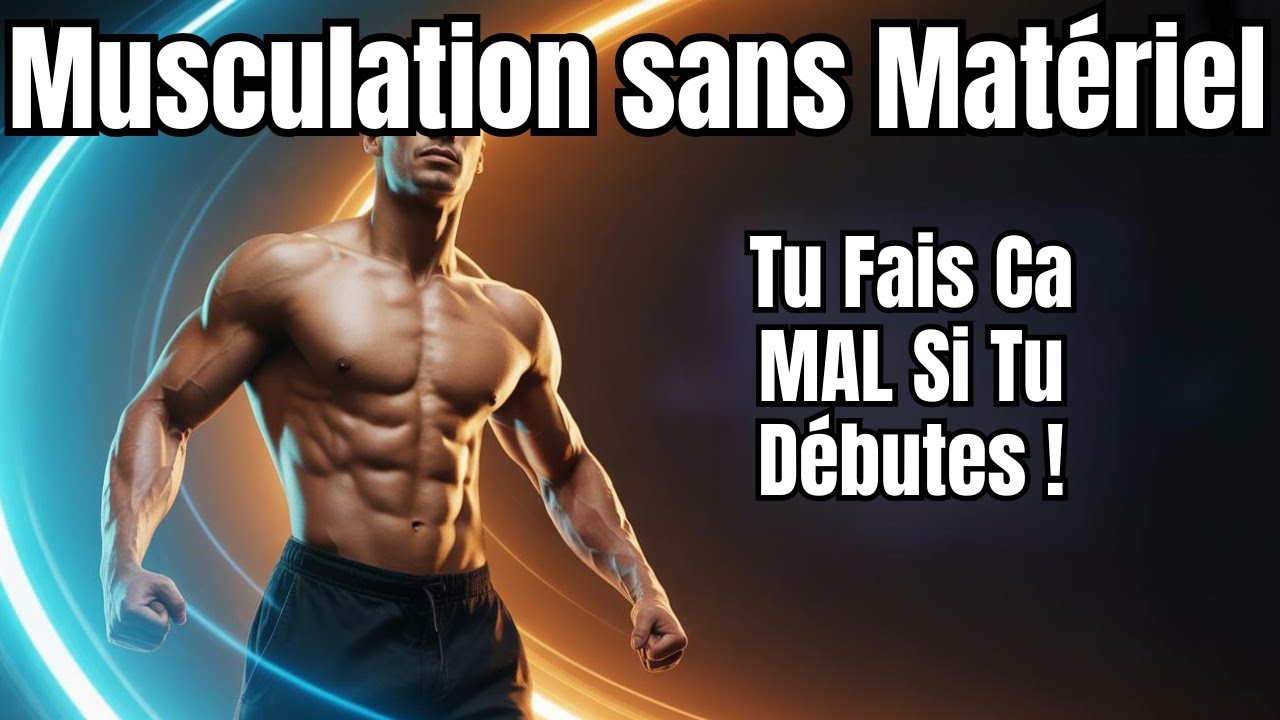 Comment se muscler chez soi sans matériel facilement !