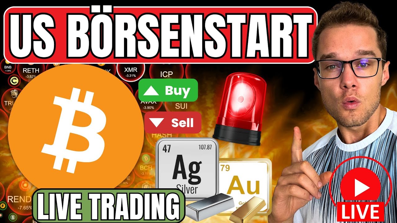 🚨ES GEHT LOS! US-BÖRSENSTART LIVE! Reaktion der Märte nach dem Wochenende!