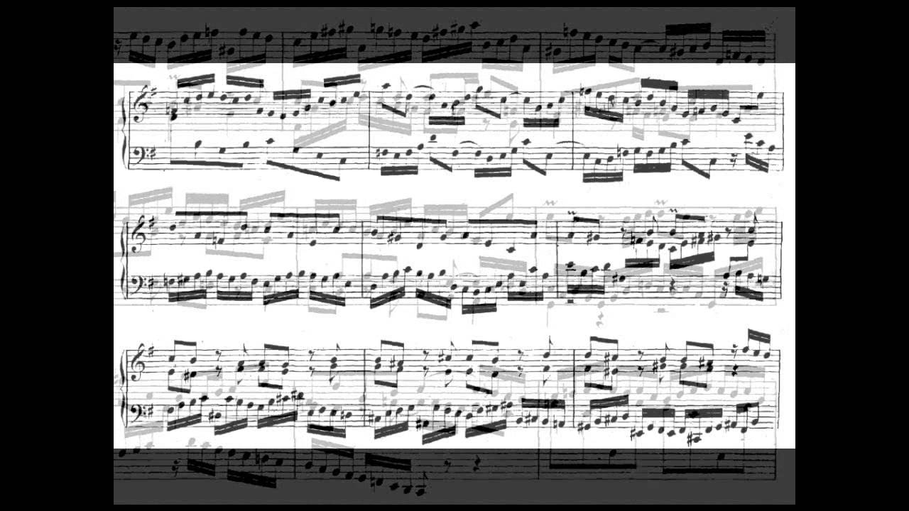 J S Bach: Partita in E Minor BWV 830: Toccata. Robert Hill, harpsichord
