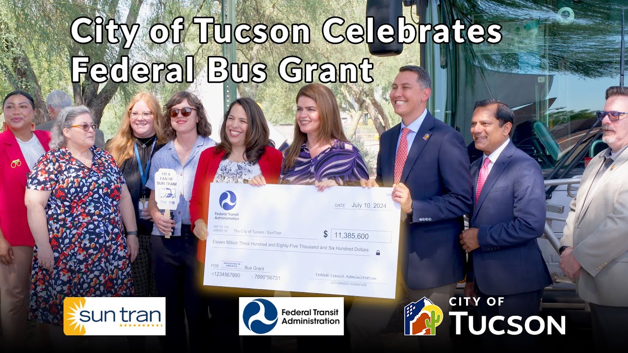City of Tucson Celebrates Federal Bus Grant