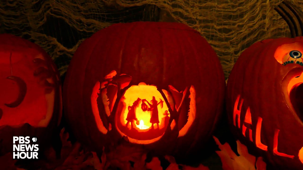 Halloween Jack-O-Lanterns| Pumpkins in 4K