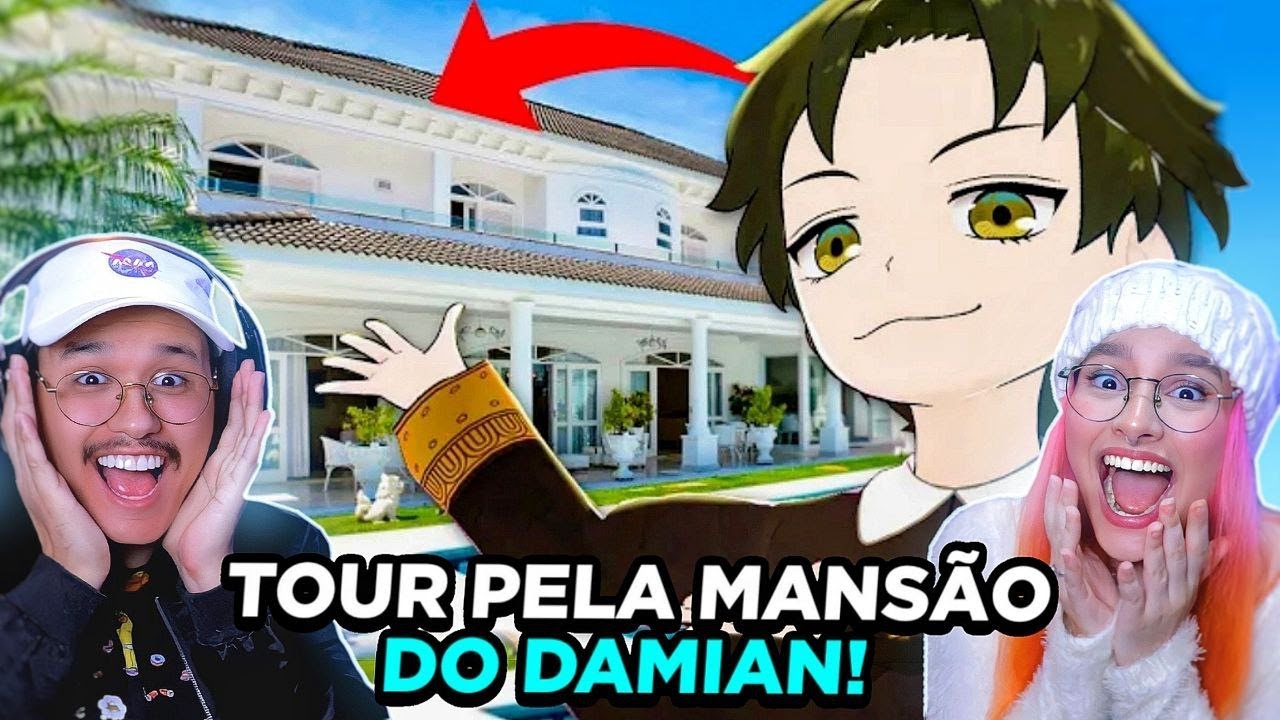 REACT TOUR pela minha MANSÃO - Damian Demond | Lanzinho