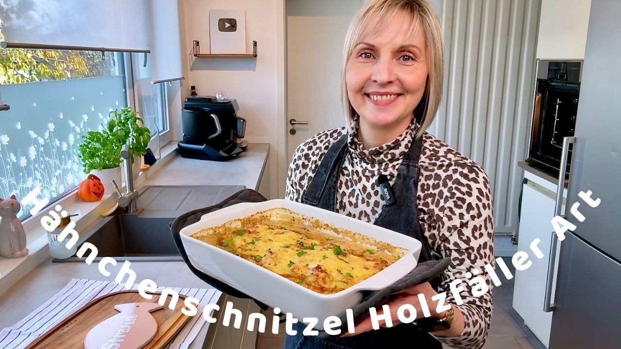Hähnchenschnitzel HOLZFÄLLER ART 🍄‍🟫🥓 aus dem Ofen - der absolute Wahnsinn - Thermomix® TM5/TM6/TM7