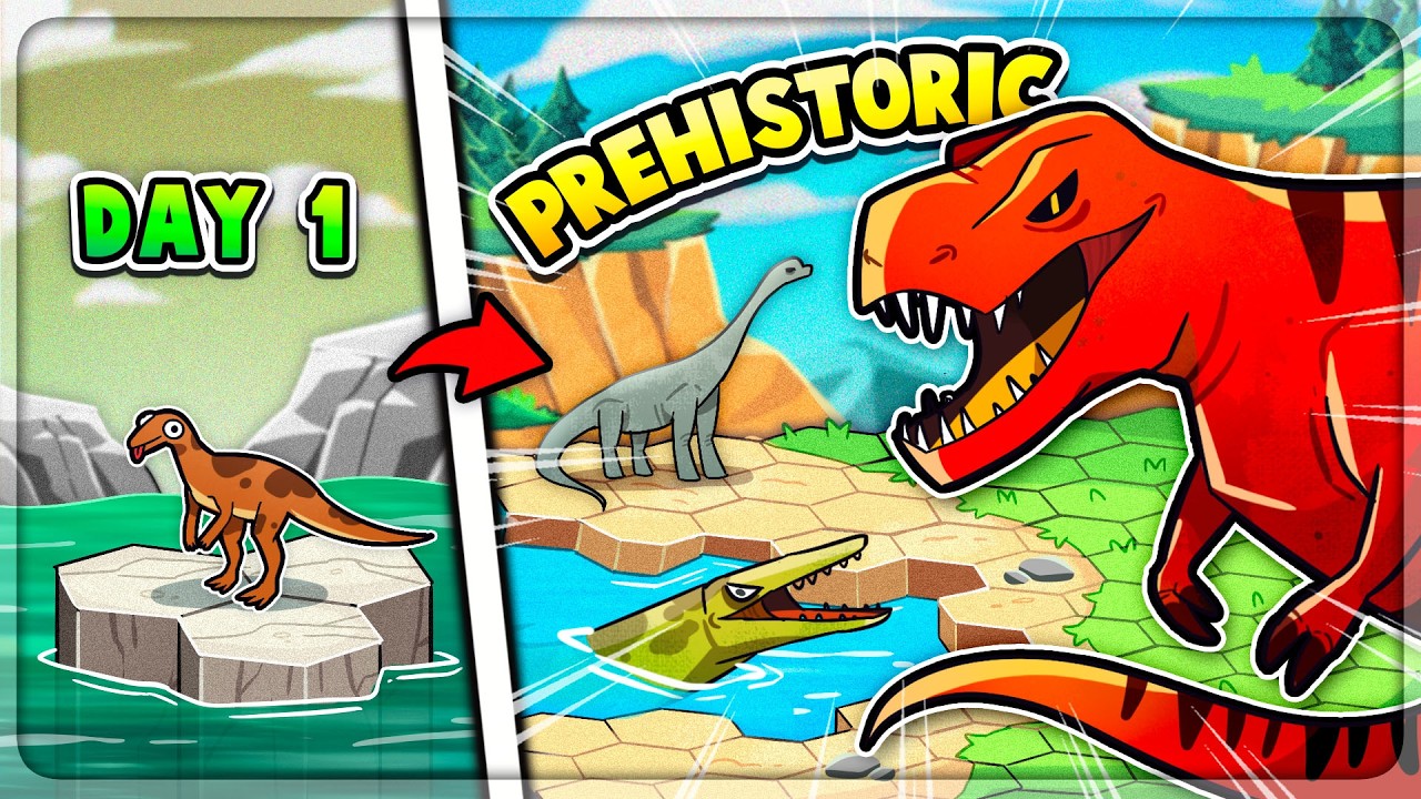 I evolve the perfect prehistoric ecosystem in Preserve