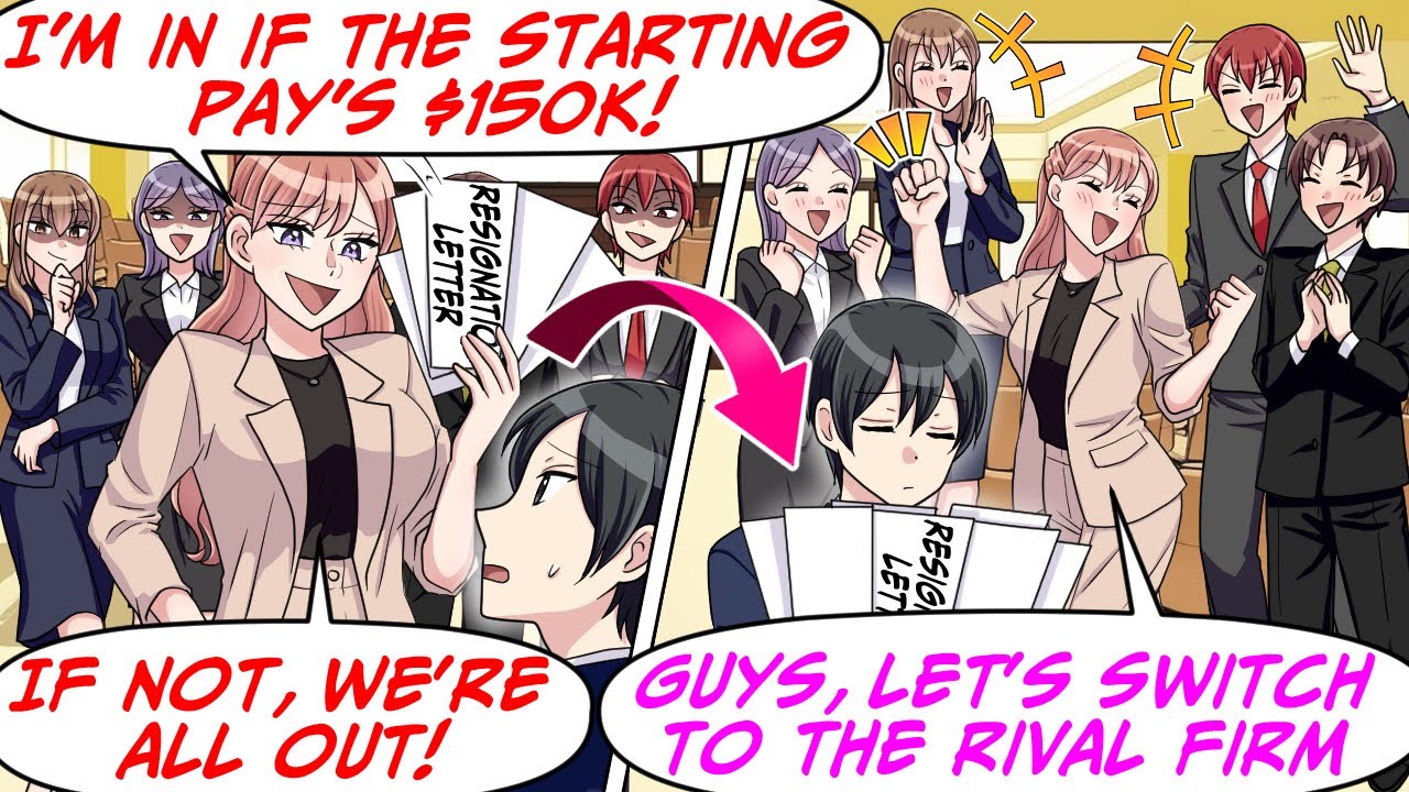 The New Hires Tried to Push Me for Higher Salaries During the Job Orientation![RomCom Manga Dub]