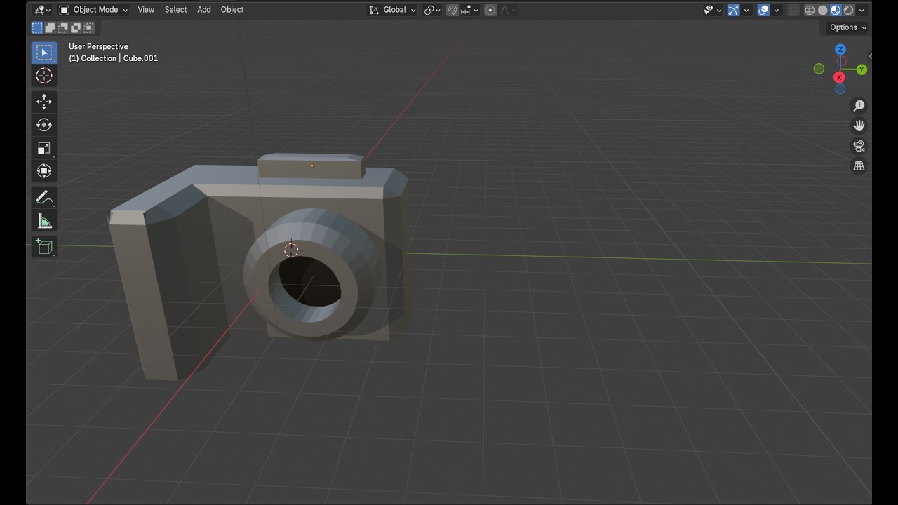 Making a camera in Blender!