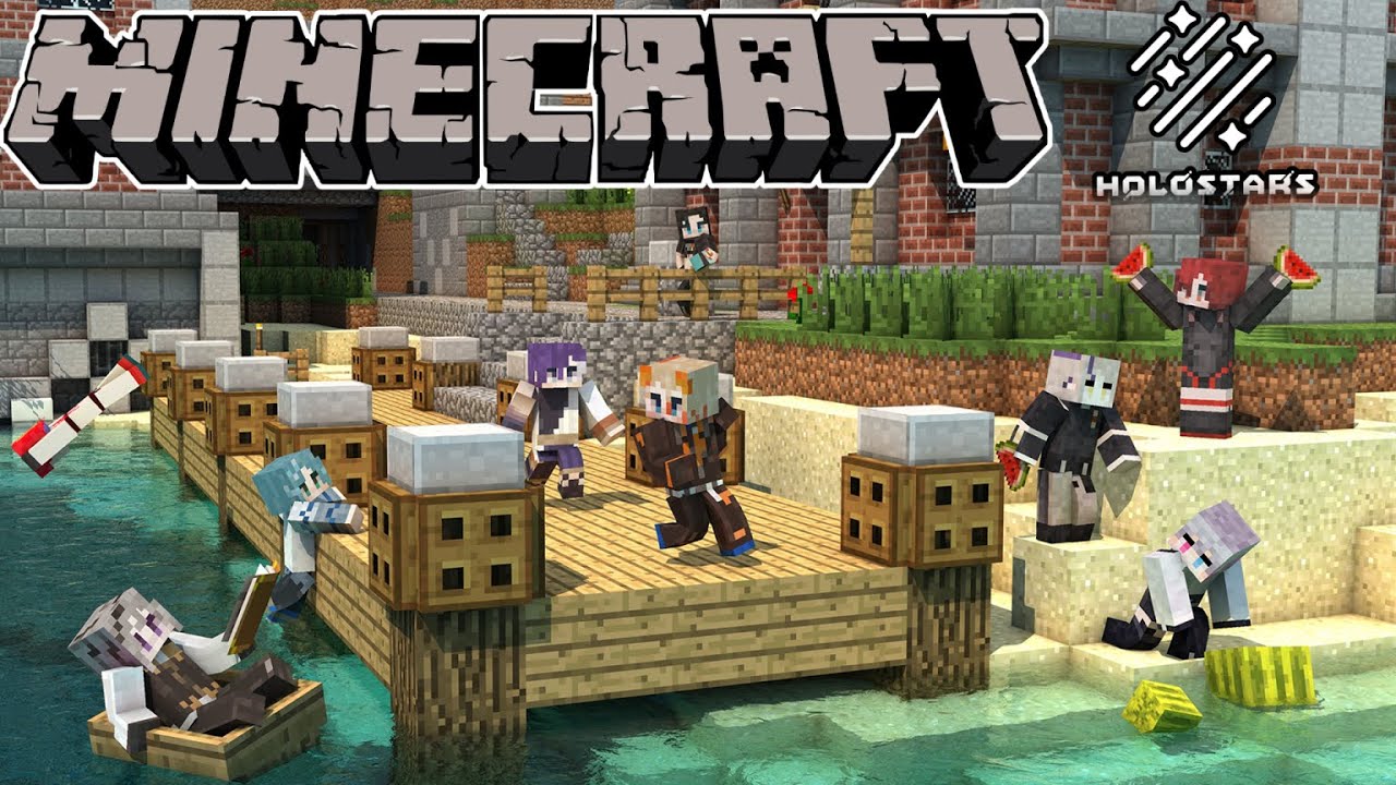 【Minecraft】HOLOSTARS Collab! w/ JP Holostars! #holotempus  【EN】