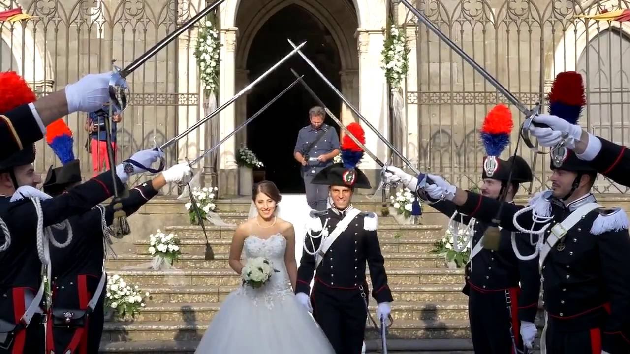 Matrimonio Carabiniere in Grande Uniforme - Daniele e Federica - Patrizia Paparo 