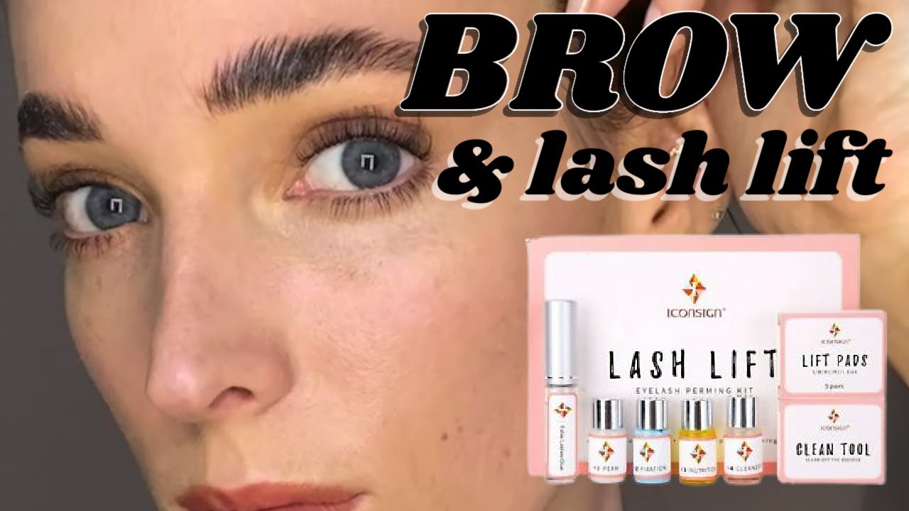 Ламинирование бровей своими руками в домашних условиях с набором Amazon Iconsign Lash Lift Kit //...