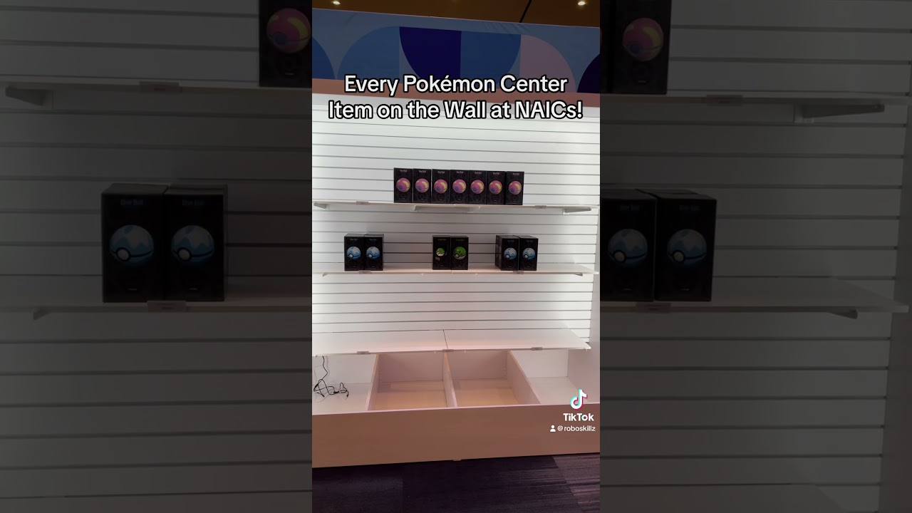 ALL the Pok&eacute;mon Items at the Pokemon NAICs POP UP SHOP! 2023!