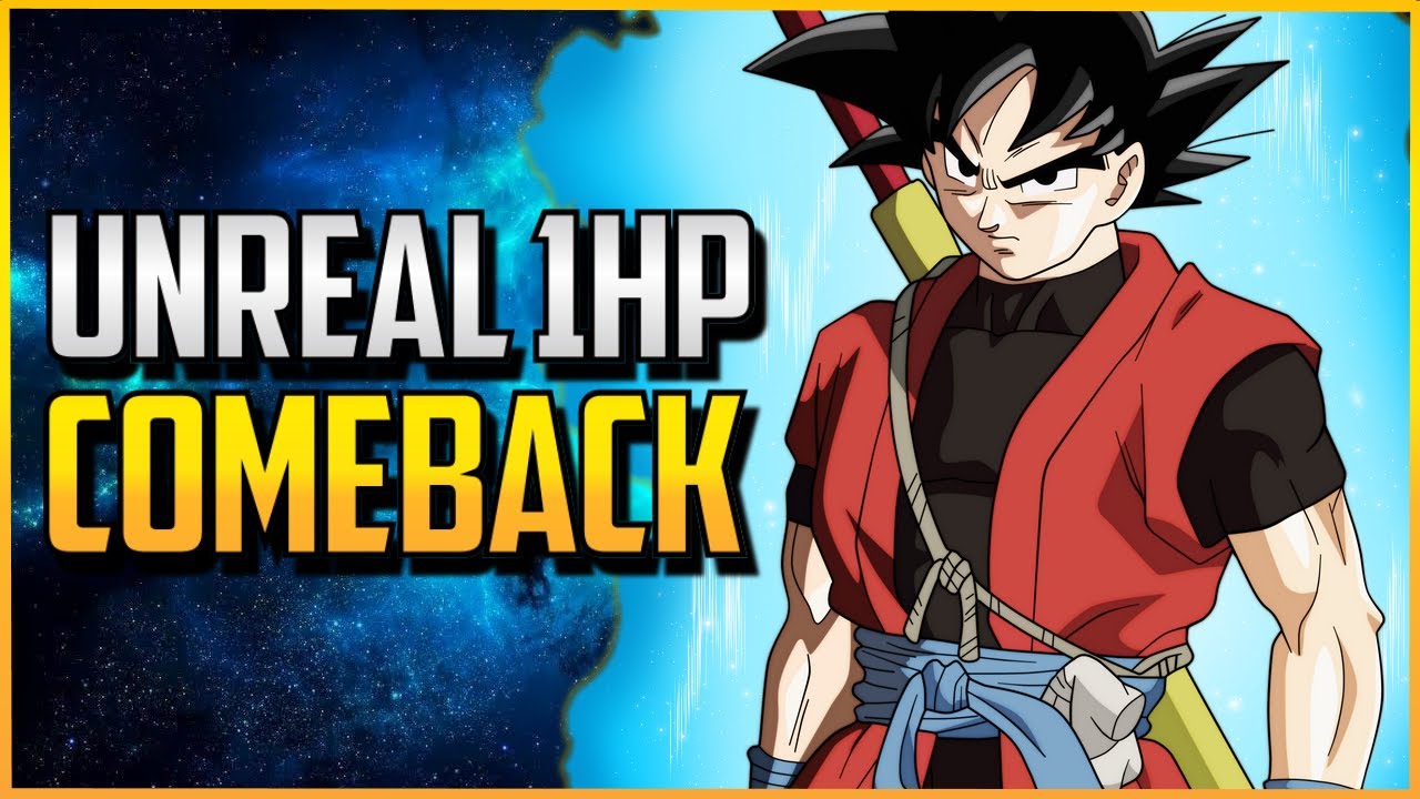DBFZ ▰ 1HP, No Spark, 1v3 Comeback?!【Dragon Ball FighterZ】