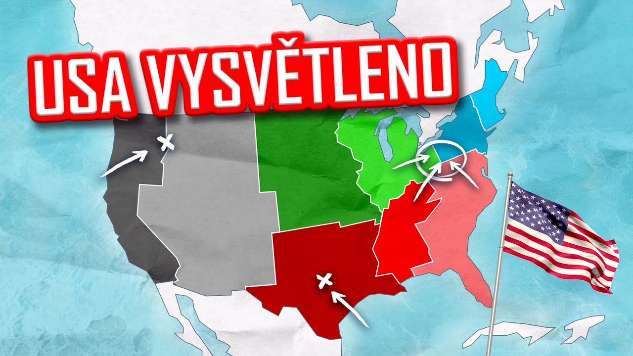 Regiony USA jednoduše a přehledně! 🇺🇸