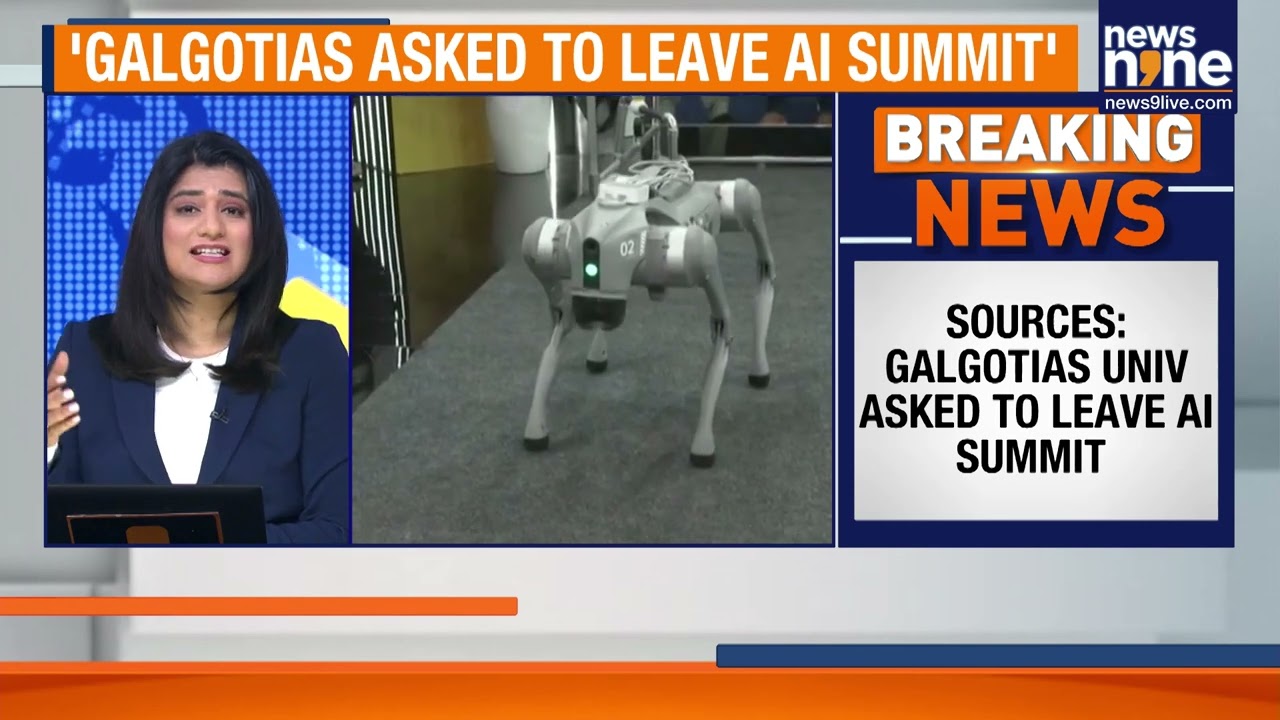 Galgotias University Removed from AI Summit Over Chinese Robot Dog Controversy