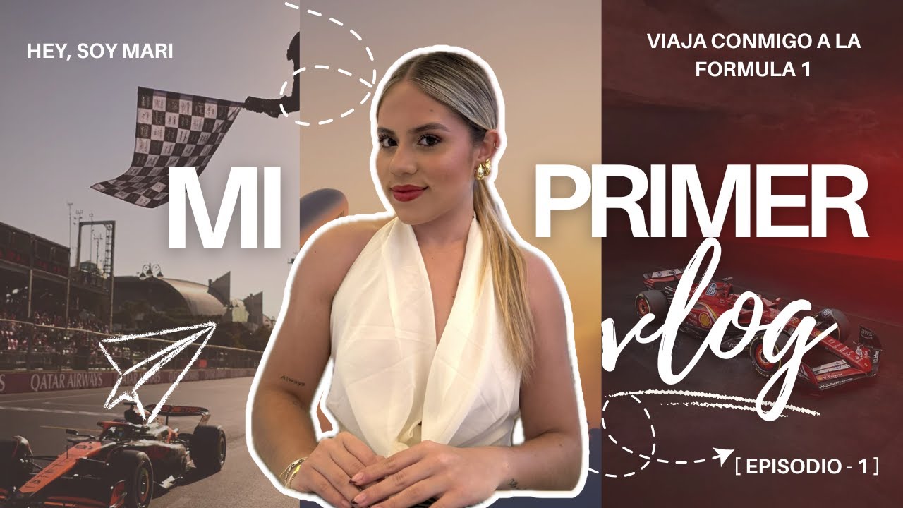De viaje a CDMX para la Fórmula 1  | Mi primer vlog en YouTube