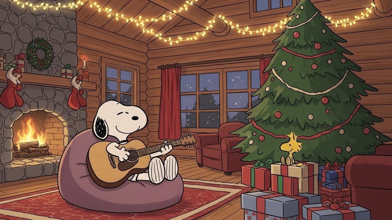 【冬のコーヒーBGM、広告なし音楽】今朝の気分 ❄️🎄 スヌーピーカップルの11月冬プレイリスト - 冬のカフェで贅沢に読書や勉強を… 朝のカフェでゆっくりとしたジャズの音色に落ち葉が揺れる。 暖炉
