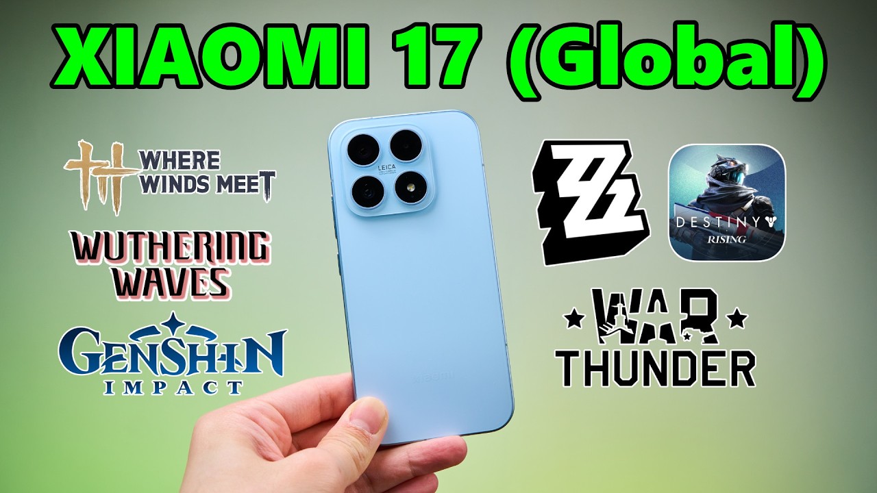 Gaming test - Xiaomi 17 with Snapdragon 8 Elite Gen 5!