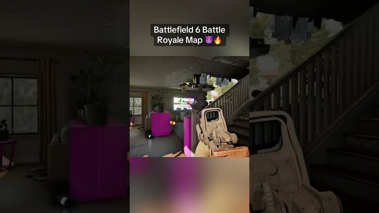 BATTLEFIELD 6 BATTLE ROYALE MAP 😈🔥 #bf6 #battlefield6 #battlefieldbr #battlefield