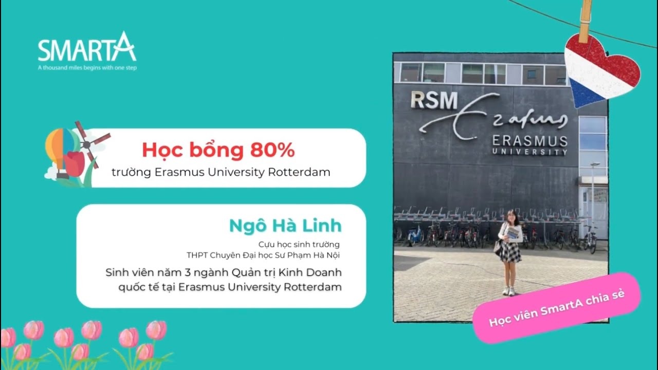 Kinh nghiệm xin học bổng tại Hà Lan | Chia sẻ từ DHS 🇳🇱 #scholarship #haland #duhochalan