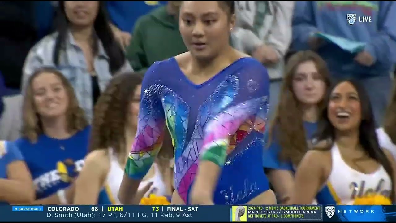 Emma Malabuyo Floor UCLA vs Arizona 2024 9.925