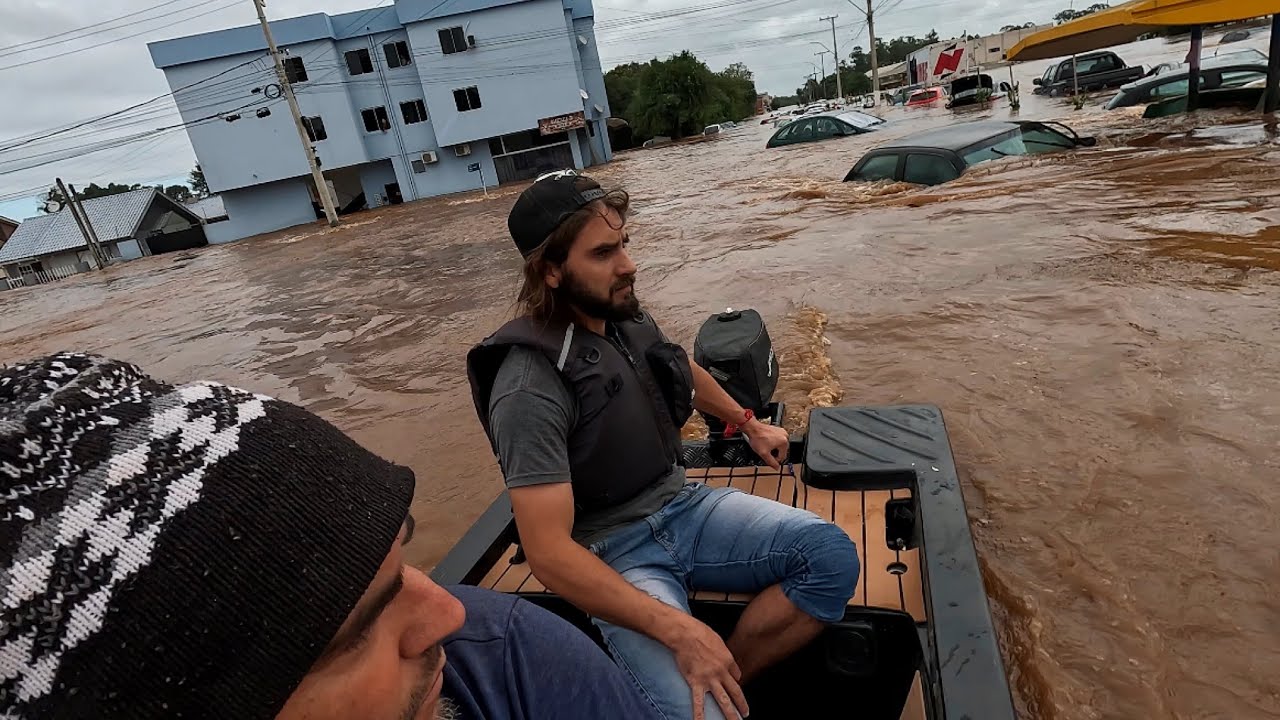 Enchente no Rio Grande do Sul !!! Desespero total durante a maior enchente do vale do taquari