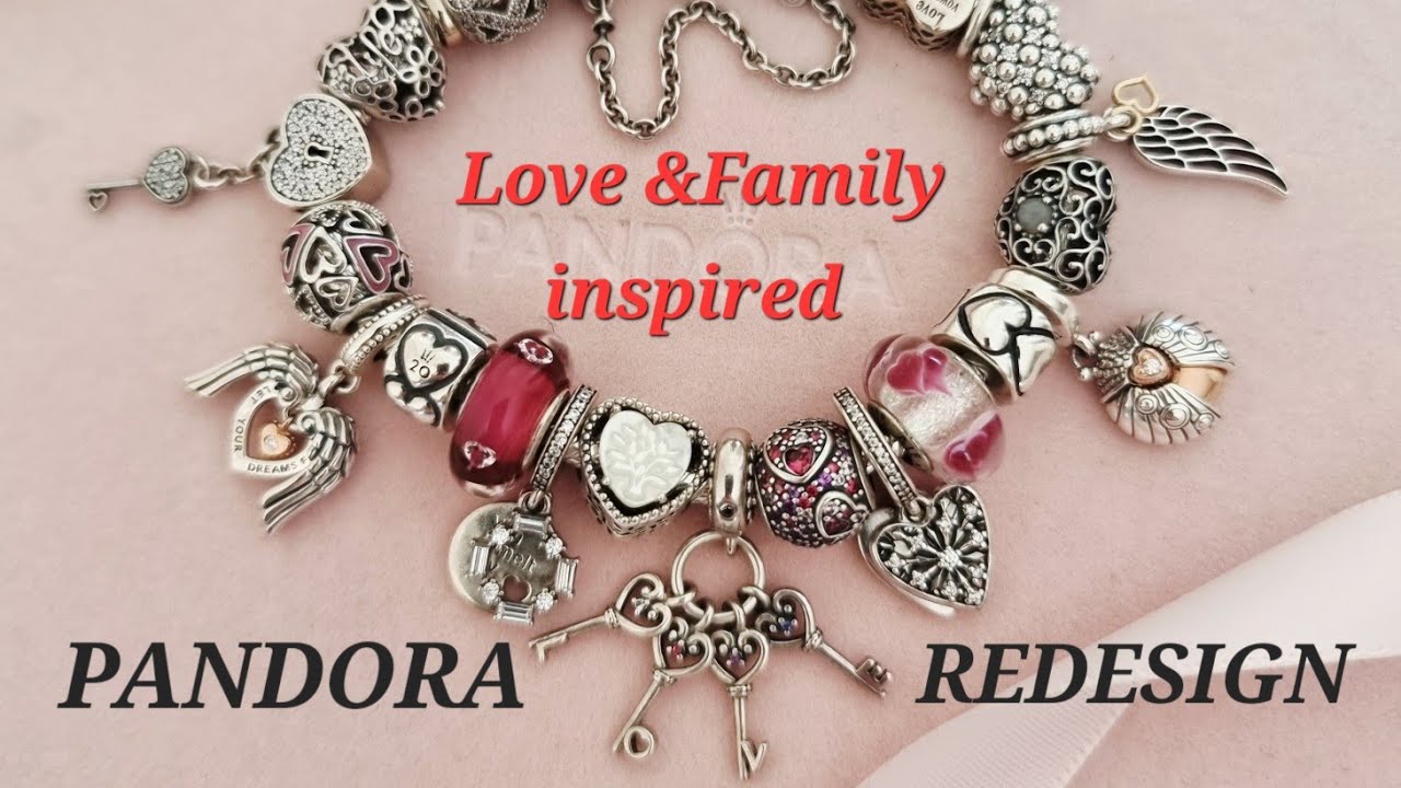 Redesigning my most meaningful Pandora bracelet 🕊️ Love & Family 💕
