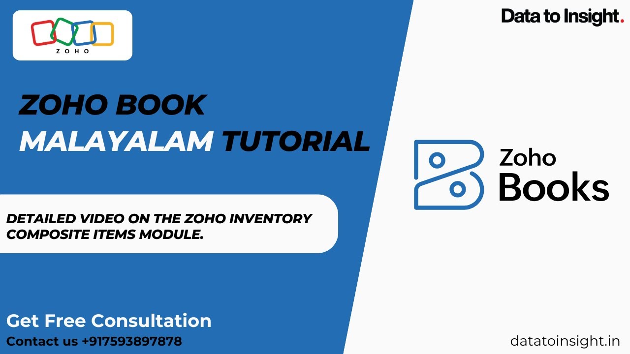 Detailed video on the Zoho Inventory Composite Items module. | Manufacturing at Zoho#malayalam