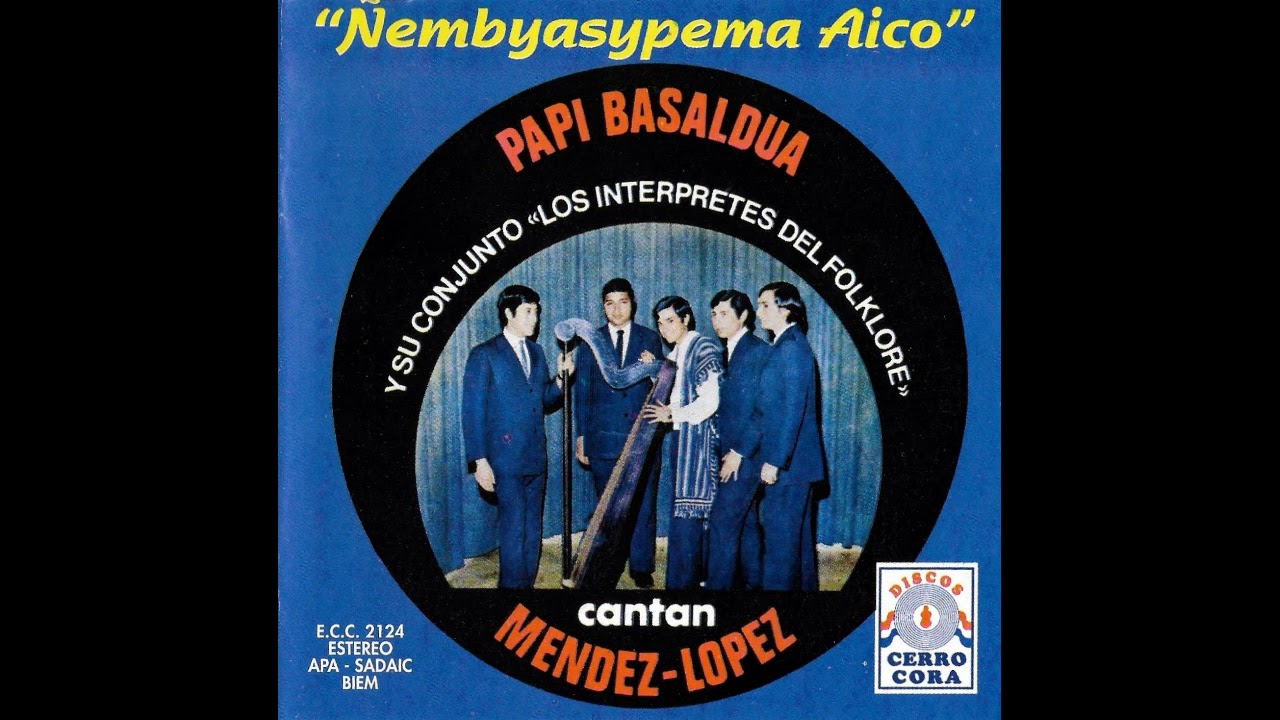 PAPI BASALDUA Y LOS INTERPRETES DEL FOLKLORE - CANTA EL DÚO:MENDEZ-LOPEZ - Discos Cerro Cora
