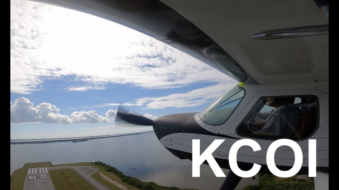 Flying an awesome Glasair in Merritt Island (KCOI), Florida.