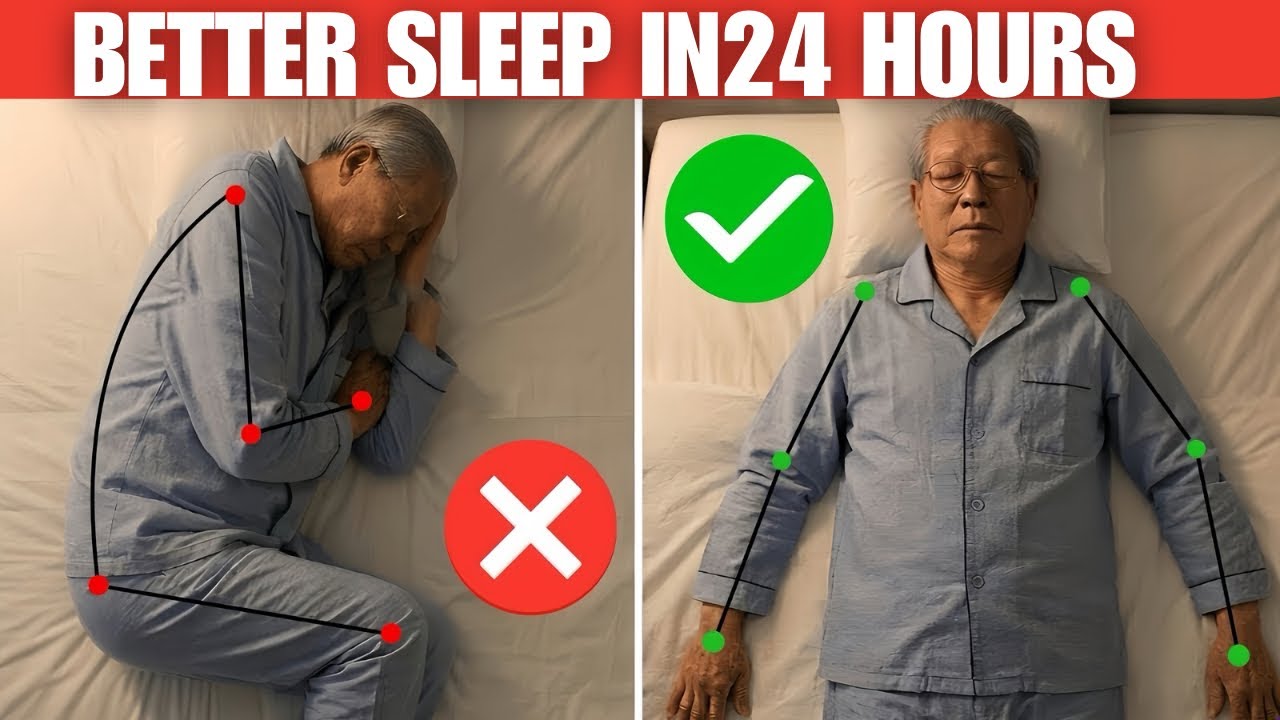 Japan's Oldest Doctor: BEST Sleeping Positions for Seniors To Improve Sleep & Prevent Stiffness