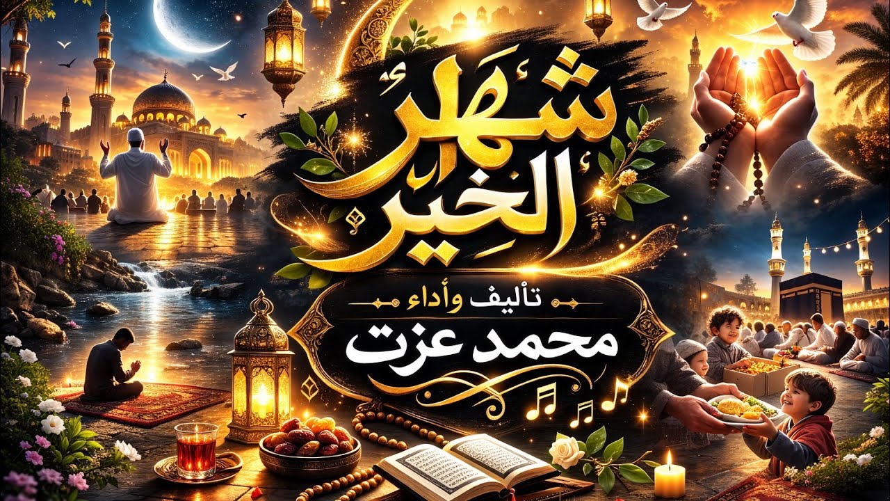 رمضان الخير |عم علينا انشودة جديدة رائعة بدون موسيقى #تأليف_محمدعزت 