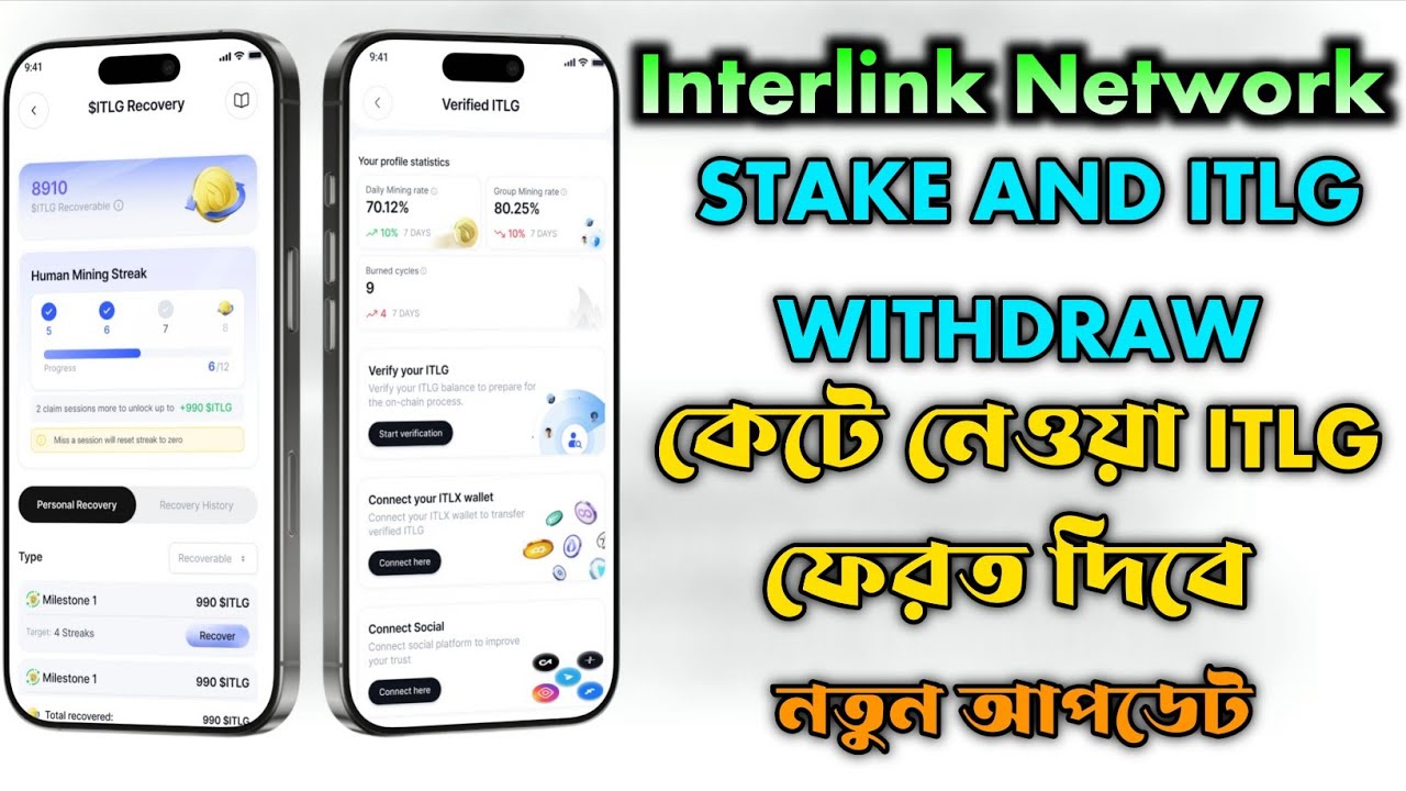 Interlink ITLG Withdraw | Interlink Network New Update | Interlink Labs | Interlink Burn Token Back