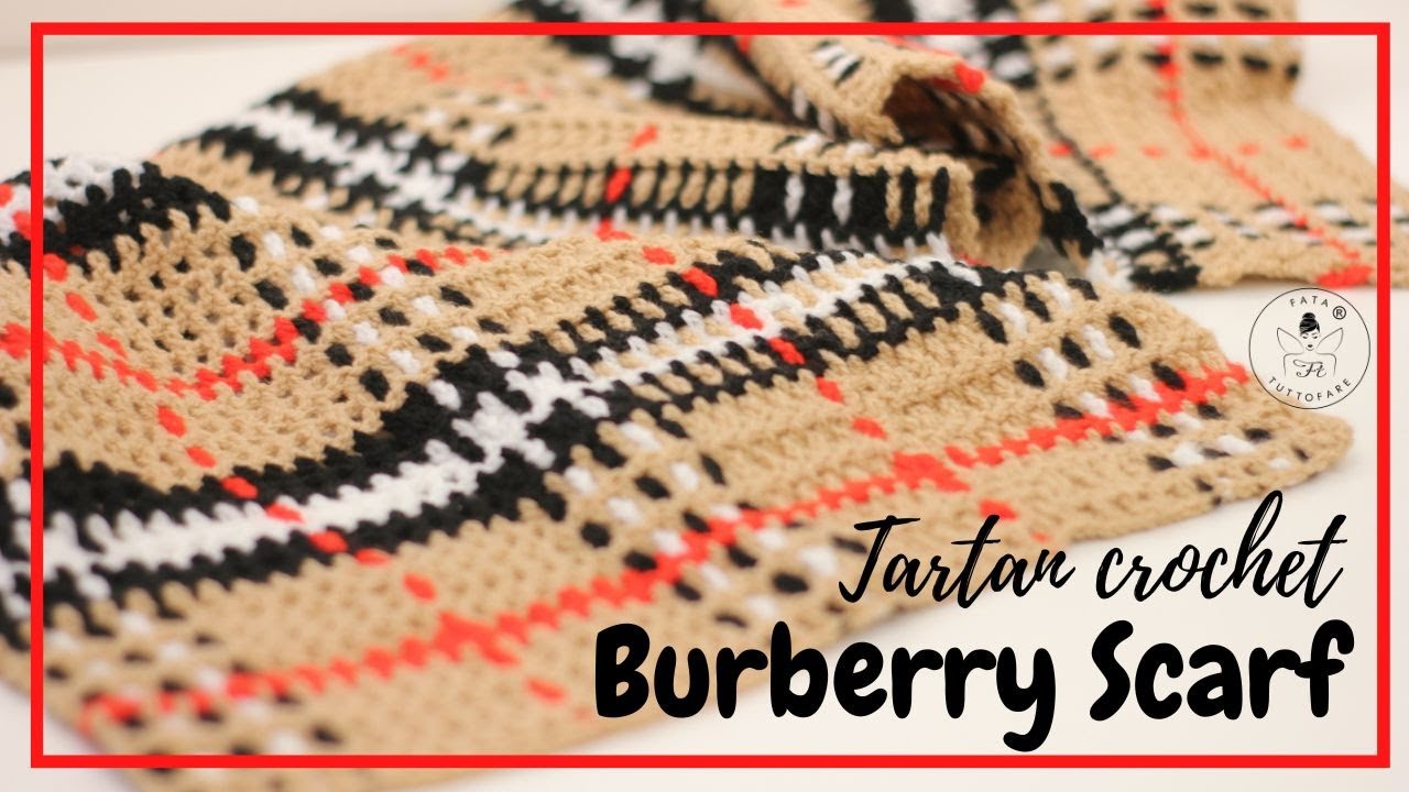 TUTORIAL: Tartan scarf Burberry