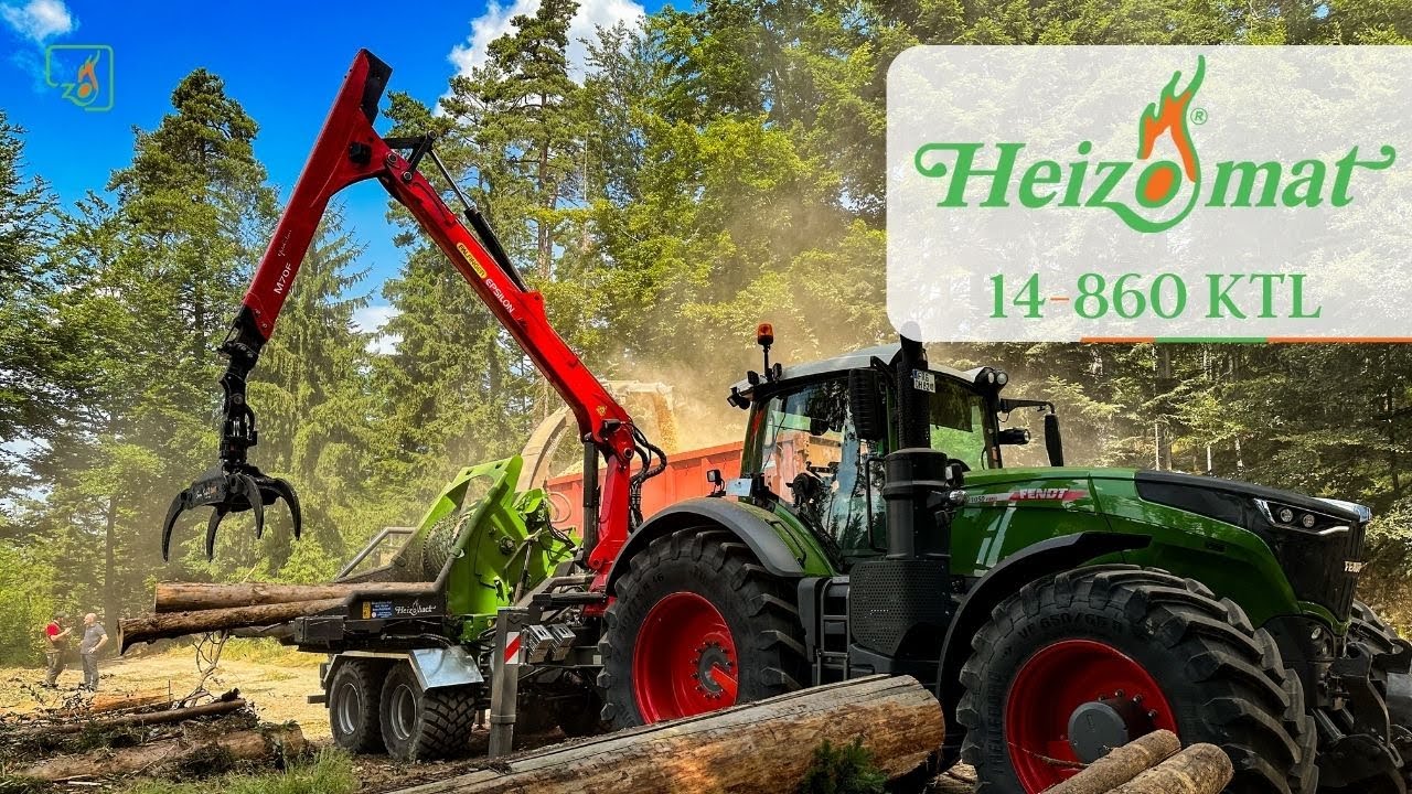 Forstbetrieb Hackinger setzt auf Heizomat // Heizohack 14-860 KTL