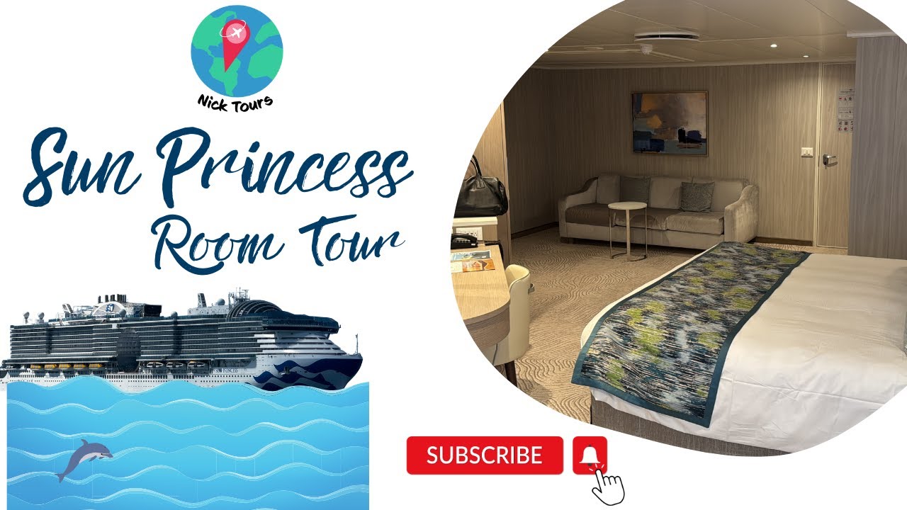 Sun Princess Room Tour Ocean View 10105