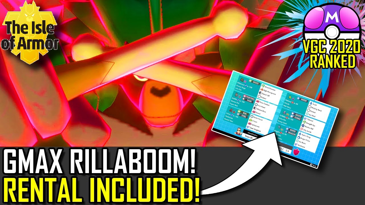 GMAX Rillaboom is POWERFUL | VGC 2020 | Pok&eacute;mon Sword & Shield - Pok&eacute;sports