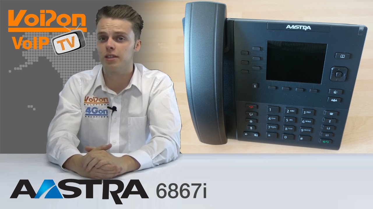 Aastra 6867i VoIP Phone Video Review / Unboxing