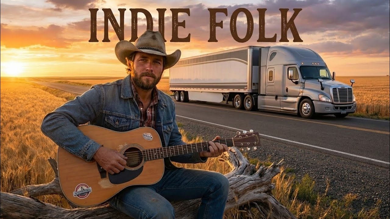 Indie Folk & Road Ballads for Long-Haul Truckers | Melancholic & Reflective Vibe