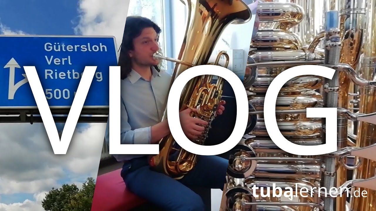 Wie man eine Tuba kauft: Besuch bei FMB in Gütersloh. Vlog #1