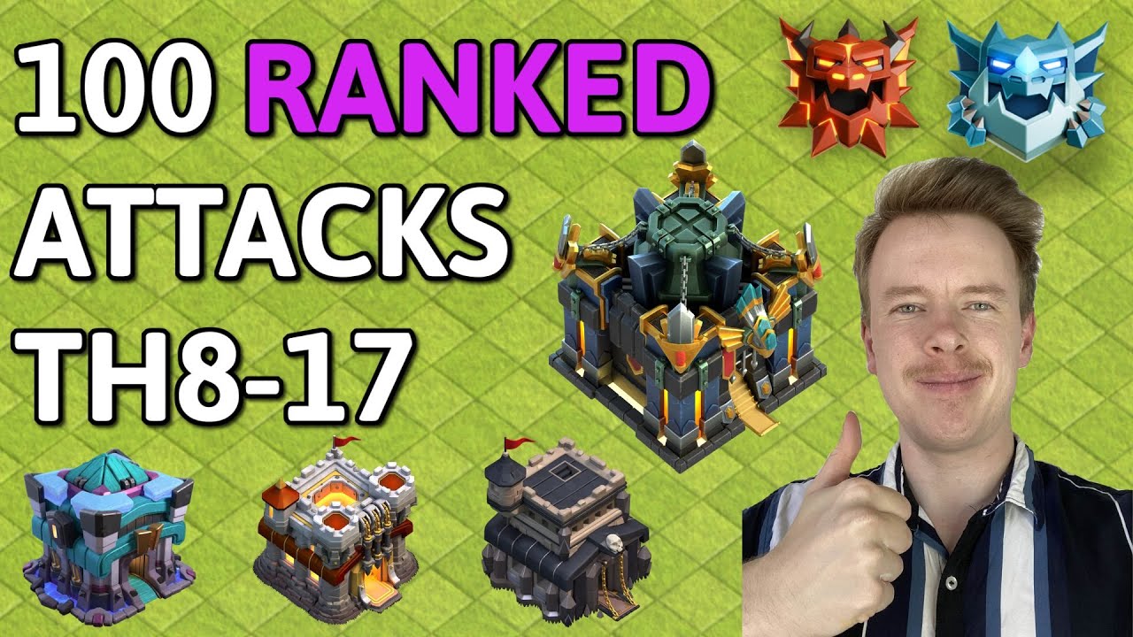 LIVE Tryhard RANKED Attacks with BEST Attack Strategy for TH8-17 | Clash of Clans