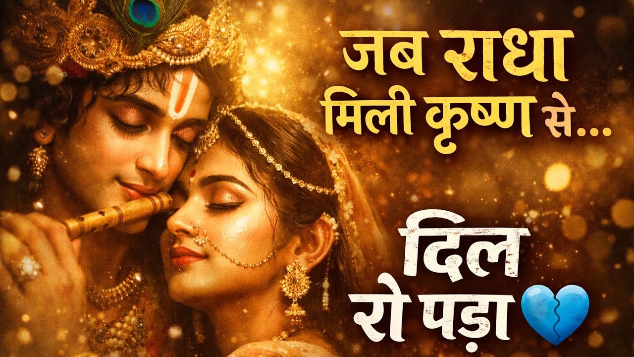 जब राधा मिली कृष्ण से… 💙 दिल रो पड़ा | Emotional Radha Krishna Bhajan 2026 | @AmitPBhatti 