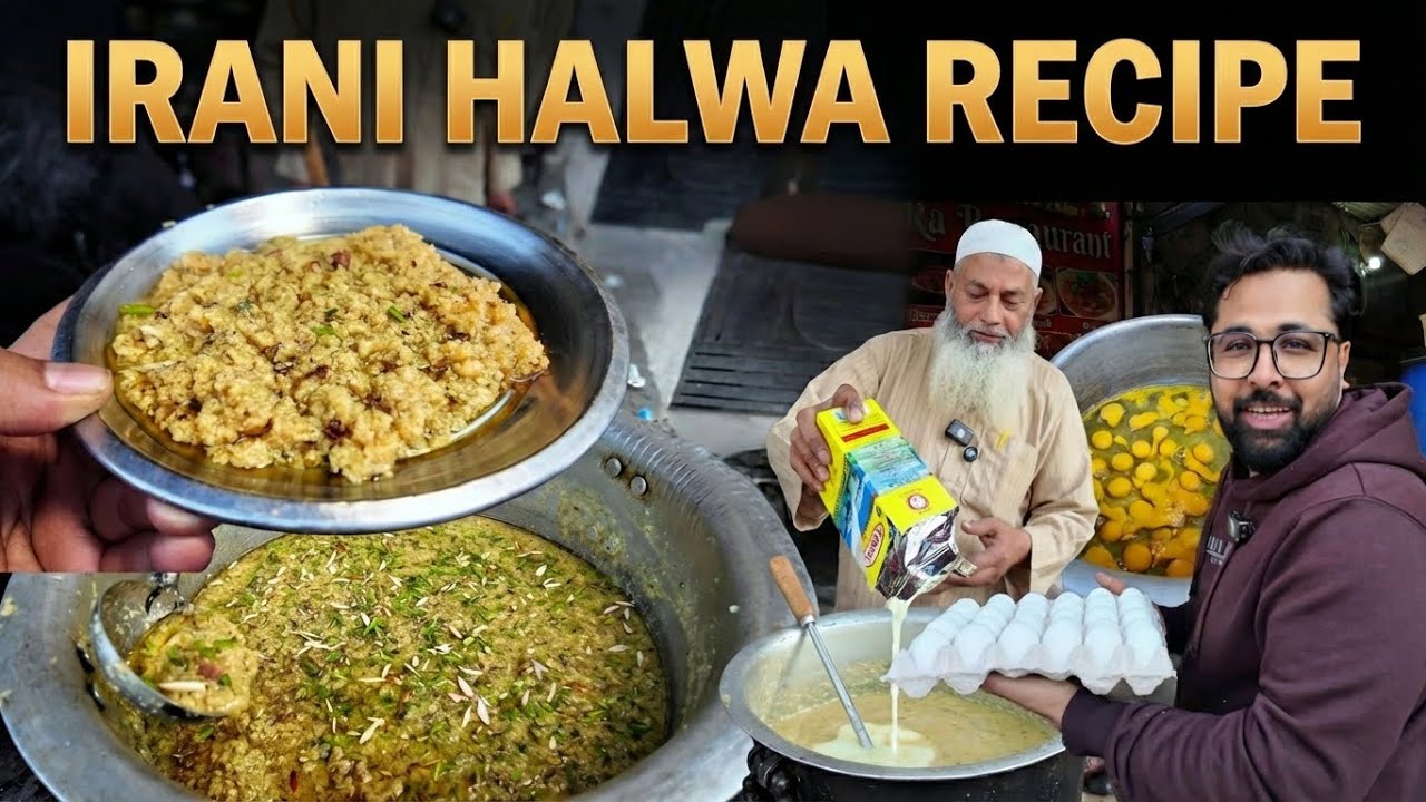 Best Irani Halwa | Desi Ghee Wala Andon ka Irani Halwa | Indian Streetfood