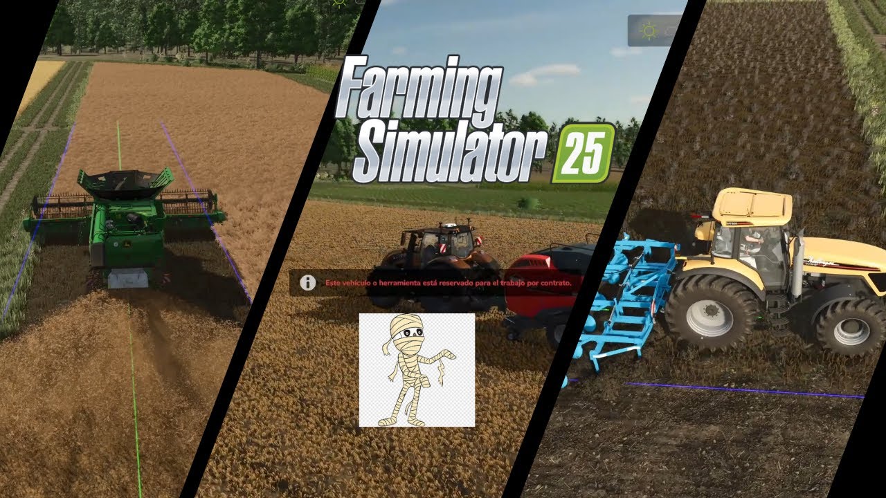 NUEVOS RUMBOS en nuestra GRANJA, SIEMBRA Y COSECHA RAPIDAS! mucho DINERO en FARMING SIMULATOR 25