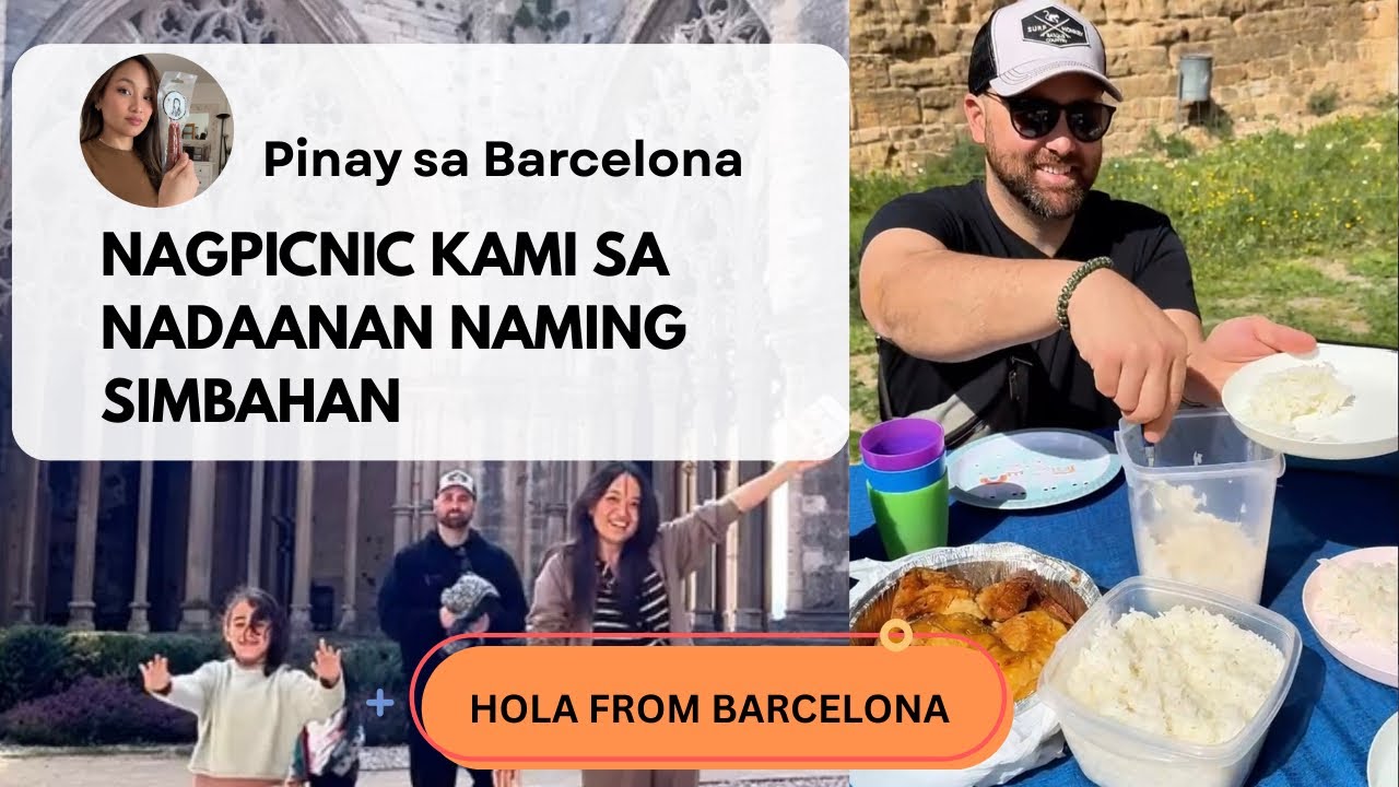 Tumigil kami sa Lleida para magpicnic, ang haba kasi ng byahe.