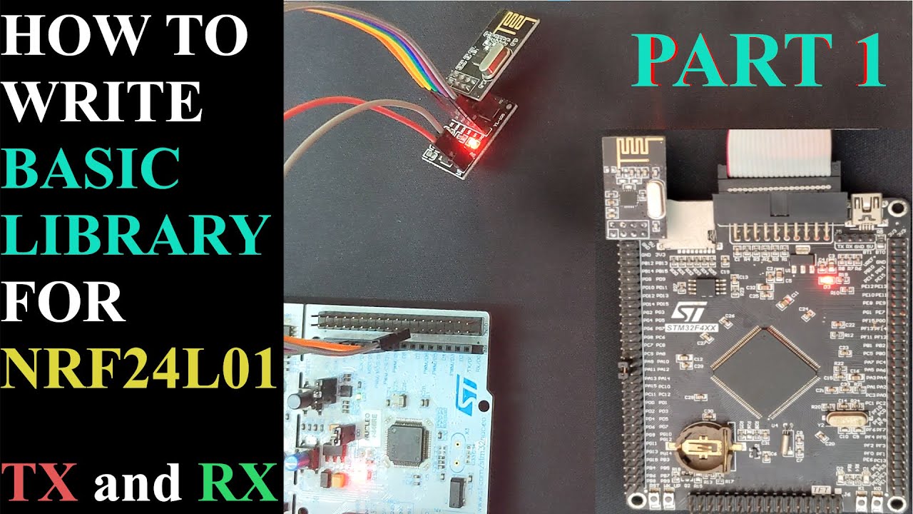 Как написать базовую библиотеку для NRF24L01 ЧАСТЬ 1 || Общая конфигурация || STM32 SPI
