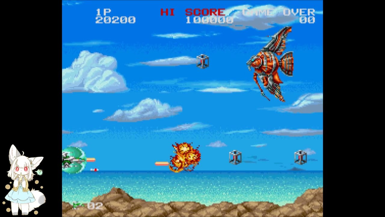 Darius Twin (SNES) - Normal (Hardest setting) - Cleared (Route: ACDFIKL) - NoMiss