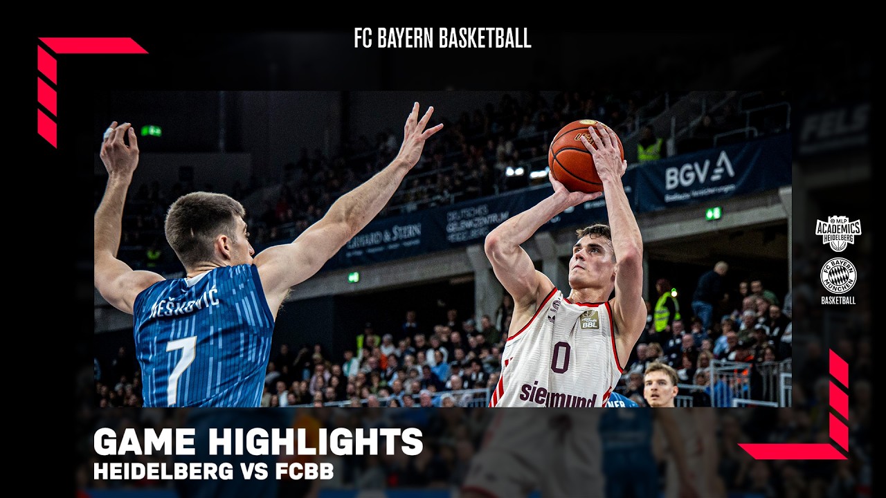 FC Bayern München Basketball Highlights | MLP Academics Heidelberg - FCBB - 63:106 | BBL 25/26