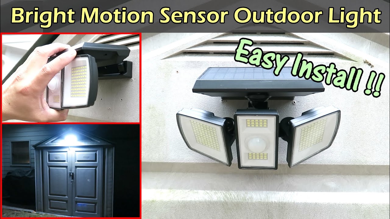 NEW Solar Outdoor Light With Remote Control - 2 Pack