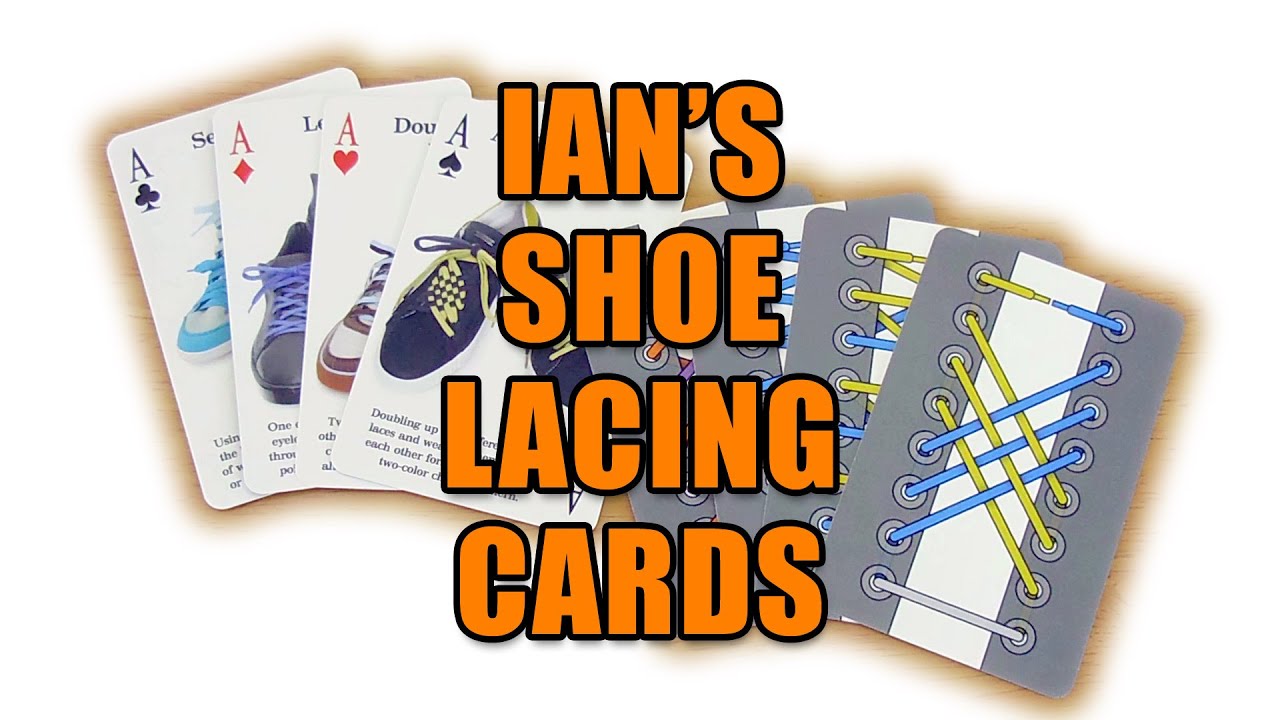 Ian's Shoe Lacing Cards &ndash; Professor Shoelace